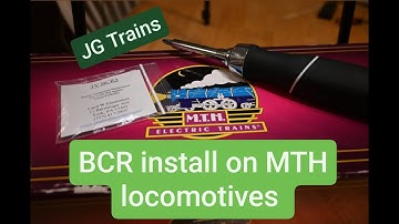 How to replace a battery with a BCR on a MTH proto sound 2.0 3V locomotive.
