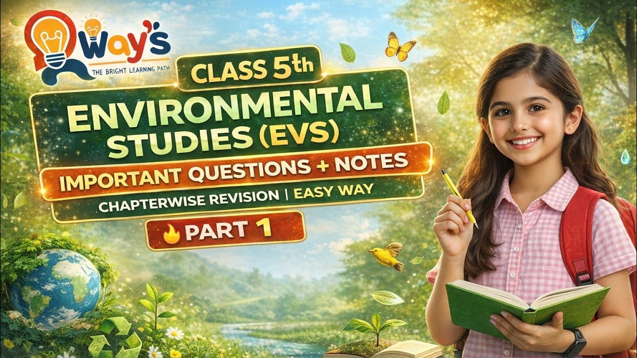 Class 5 Environmental Studies (EVS) Live | Important Questions | Part 1
