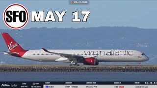KSFO LIVE | SUNDAY MAY 17 , 2026 - SAN FRANCISCO INT AIRPORT LIVE STREAM IRL