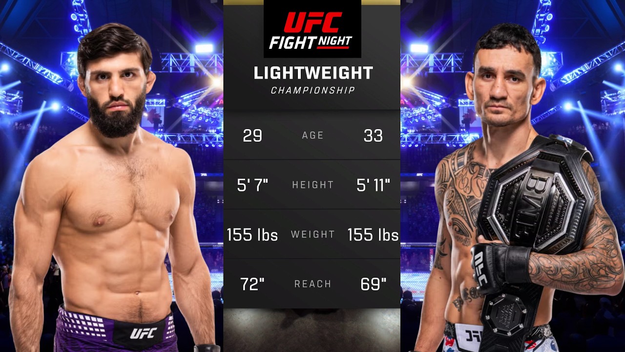 Arman Tsarukyan vs Max Holloway Full Fight - UFC 5 Fight Night