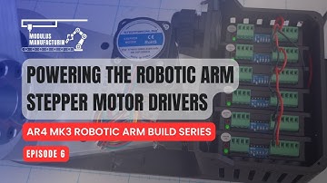 Wiring Power to Stepper Motor Drivers - Episode 6 - AR4 Mk3 Robotic Arm Kit Build Series