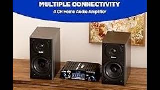 S288 Stereo 4 channel Amplifier Pc Sound Test // Best 4 Channel Amplifier // The technoboy