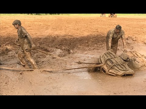 broad-river-mud-bog-2018-honda-rancher,-yamaha-kodiak,-and-suzuki-king-quad!!