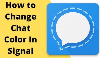 How to Change Chat Color On Signal App || How to Change Chat Color on Signal Private Messaging App |