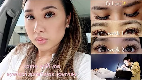 COME WITH ME TO GET EYELASH EXTENSIONS (CLASSIC, VOLUME SET/LASH RETENTION/DIY LASH UPDATE/REFILLS)