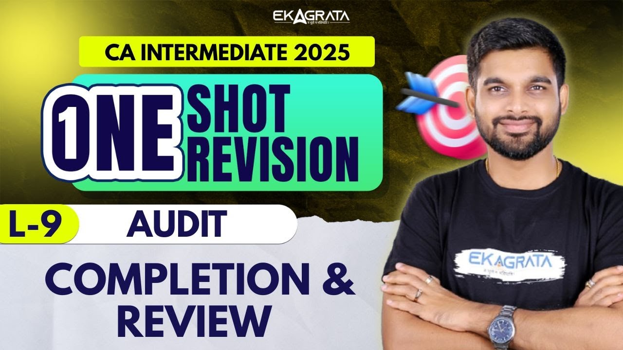 CA Inter 2025 Audit One Shot Revision | Completion and Review | Audit ...