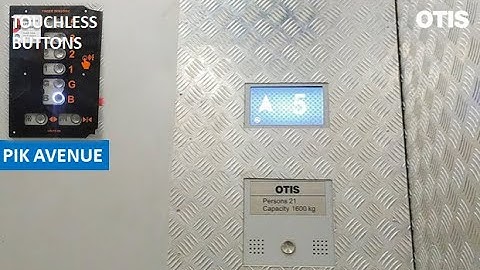OTIS Gen2 Service Elevators  with Touchless Buttons at PIK Avenue, Jakarta