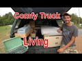 Truck Camping in a Toyota Tundra! FULL SETUP! FULL TIME!