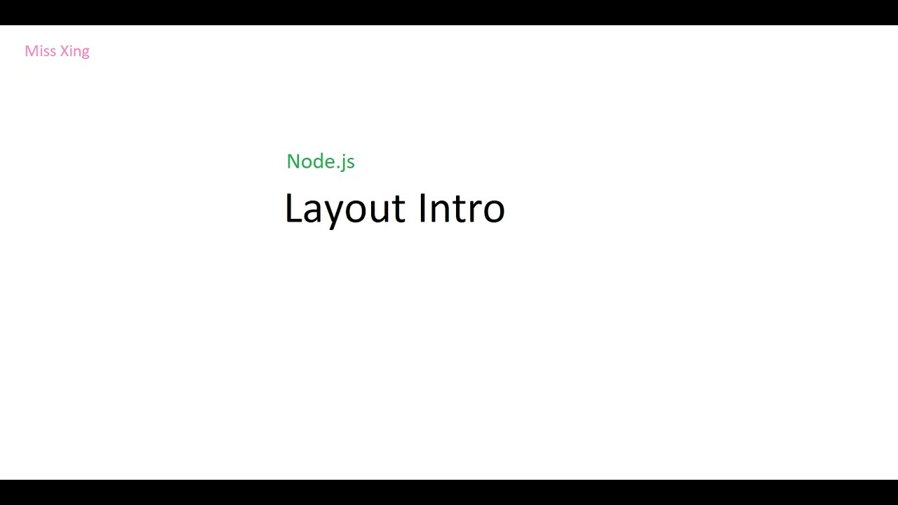 Node.js | Express.js - Layout Intro - YouTube