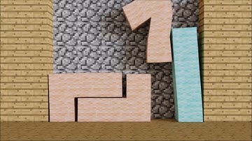 Minecraft Softbody Tetris v2 With Disappearing Rows