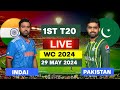 🔴Live: India vs Pakistan T20 Match Live |T20 WC 2024| Live Cricket Match Today| Cricket19 #indvspak