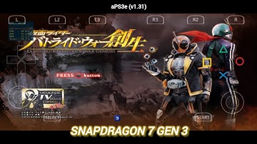 Kamen Rider Battride War Genesis | aPS3e Android Snapdragon 7 Gen 3