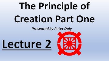 Principle of Creation Part One
