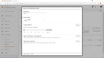 31 Create a custom attribution model