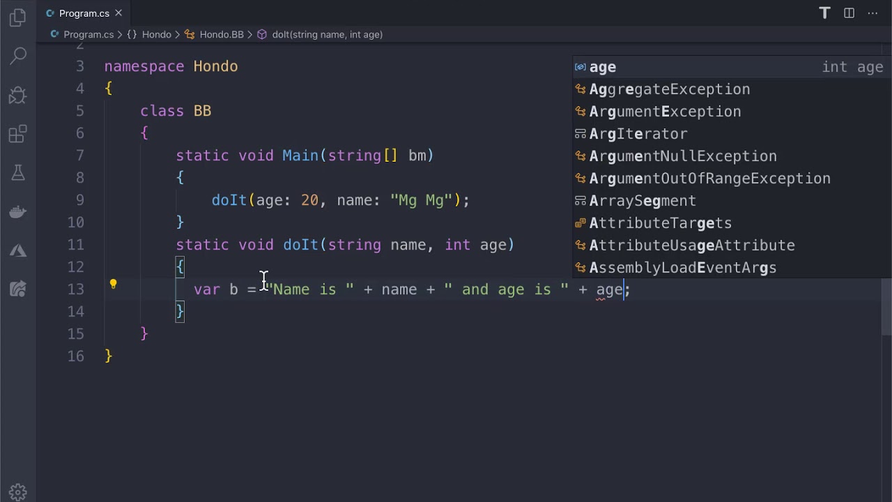 009 csharp day 2 - YouTube
