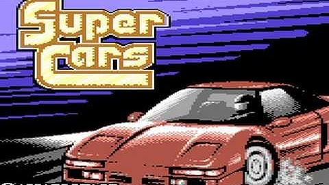 Commodore 64: Super Cars game ending by Gremlin Graphics