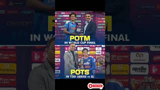 Finished the World Cup campaign with a POTM performance in the big final