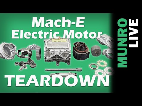 Ford Mach-E Rear Motor Teardown and Analysis