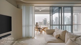 Inside A Curvy Minimalist’s Home With A Stunning City Views
