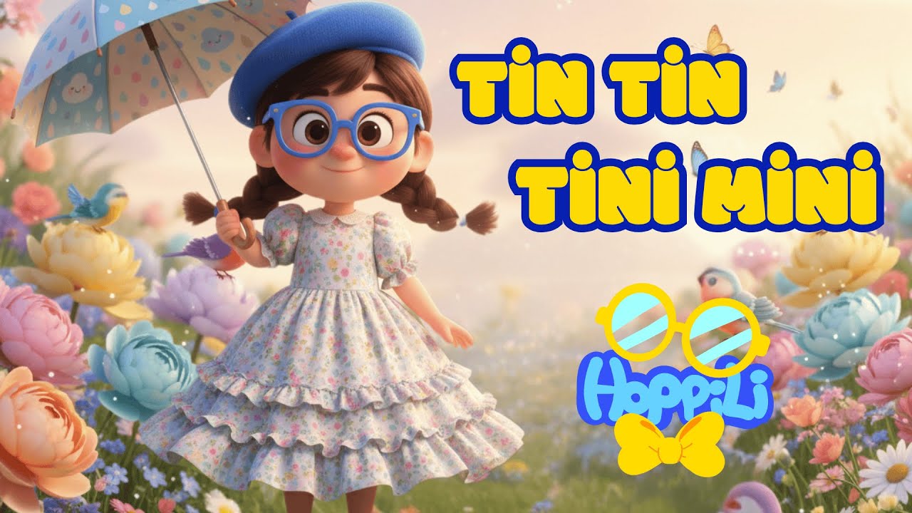 Tin Tin Tini Mini Hanım | Eğlenceli ve Eğitici Çocuk Şarkıları | Hoppili Çocuk Şarkıları
