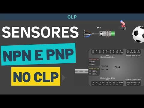 CLP - COMO LIGAR SENSORES NPN E PNP NO CLP CORRETAMENTE