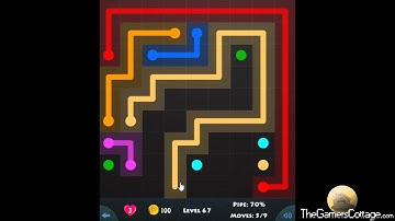 Flow Game Level - 487 [9x9] Mania Connect the Dots