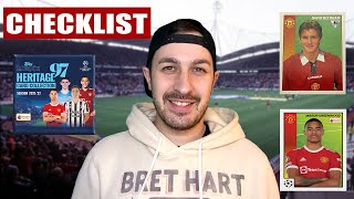 TOPPS MERLIN HERITAGE 97 CHECKLIST SOCCER CARD PREVIEW