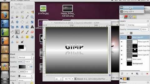 Gimp 101: Part 1 Lighting Effects and Text Manipulation