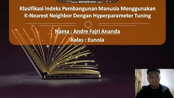 Klasifikasi Indeks Pembangunan Manusia Menggunakan K-Nearest Neighbor Dengan Hyperparameter Tuning