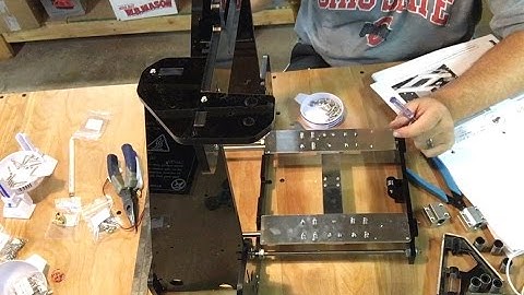 Anet A8 3D Printer Build Livestream PT. 4 H-Frame