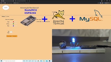 Automação Residencial com ESP8266 (NodeMcu), servidor Web hospedado na nuvem UOL Cloud