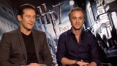 Harry Potter and the Deathly Hallows  Part 1: Jason Isaacs & Tom Felton  Interview