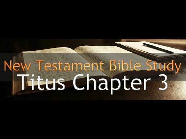 Analyzing Titus 1 A Pastoral Epistle Written