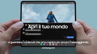 Galaxy Z Fold4: Un device multitasking | Samsung screenshot 3
