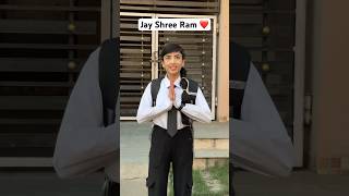 Jay Shree Ram ❤️ | Simran Makhija | #shorts #school #schoollife #jayshreeram #ramnavami
