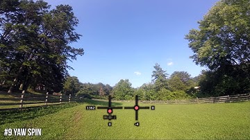 How To 10 FPV Freestyle Tricks YAW SPIN WITH STICKS OVERLAY