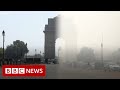 Coronavirus smog pollution in delhi vanishes  bbc news