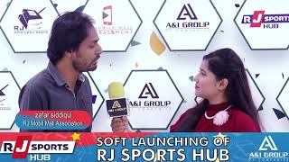 Mr. Zaffar Siddiqui(RJ Mobile Association)  share reviews about Soft Launching of RJSports Hub. screenshot 2