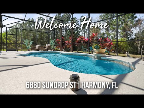 6880 Sundrop Street, Harmony, FL home video tour