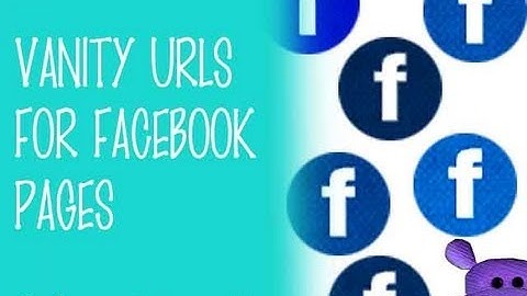 How-to Create A Vanity URL For a Facebook PAGE