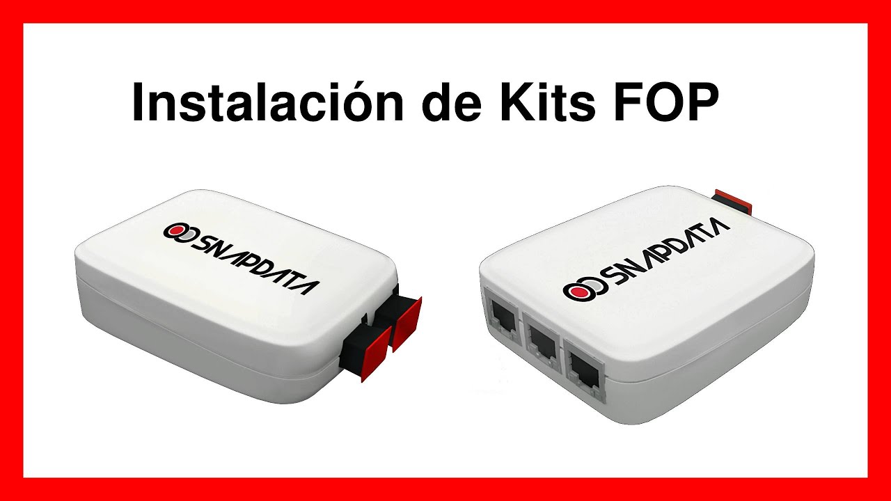 Tutorial visual de instalación de Fibra Óptica Plástica 