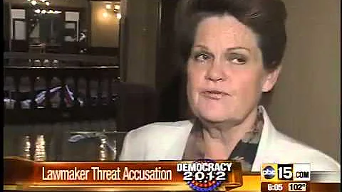 Lawmaker says she was threatened