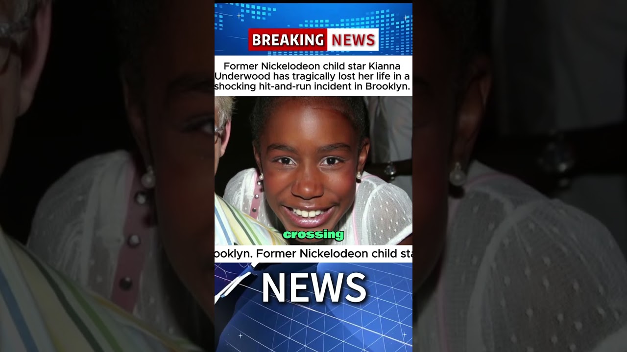 Former Nickelodeon child star Kianna Underwood has tragically lost her life