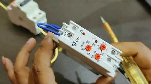 Star Delta Timer wiring, GIC timer connection & #time setting?