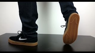 procedure Assimilatie Belachelijk NIKE SB STEFAN JANOSKI black white gum light brown 333824 021 - YouTube