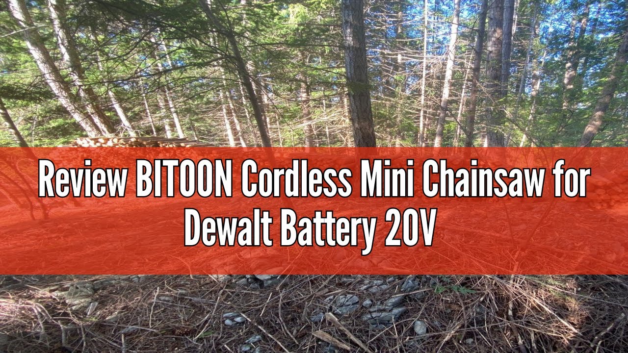 Review BITOON Cordless Mini Chainsaw for Dewalt Battery 20V MAX, Auto ...