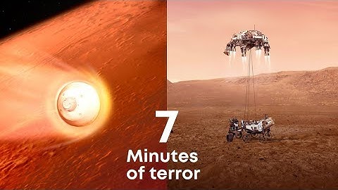 Perseverance rover landing on Mars |  Animation | Must watch video.