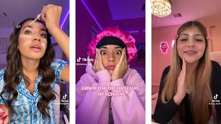 GRWM for the first day of school | get ready with me TikTok compilation