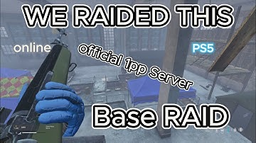 Turovo online Base Raid on official PS5 Server | DayZ Base Raid