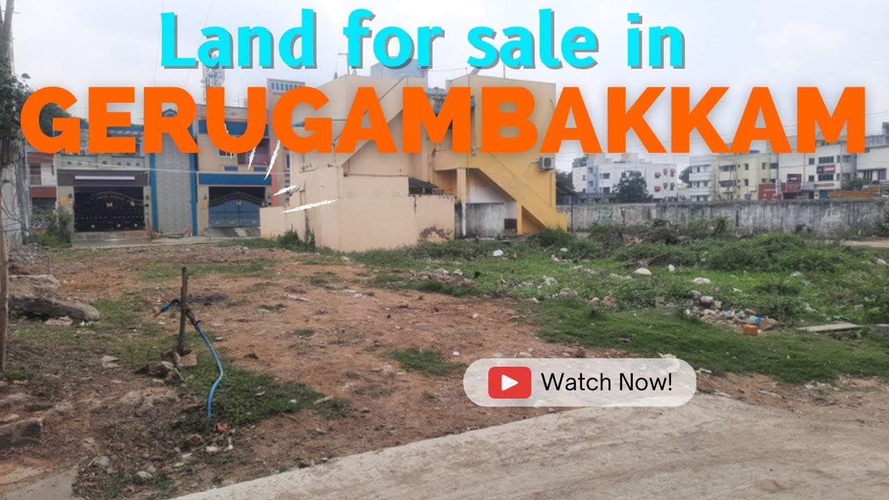 Land for sale in gerugambakkam porur chennai landforsale Contact